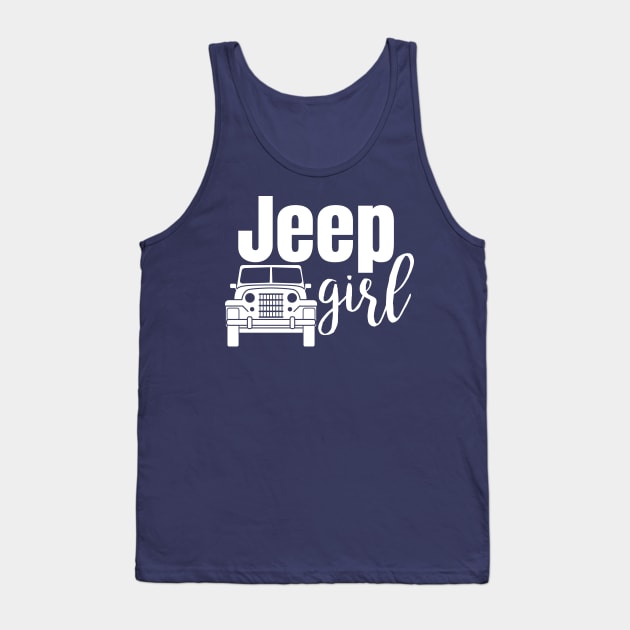 Jeep Girl Tank Top by animericans